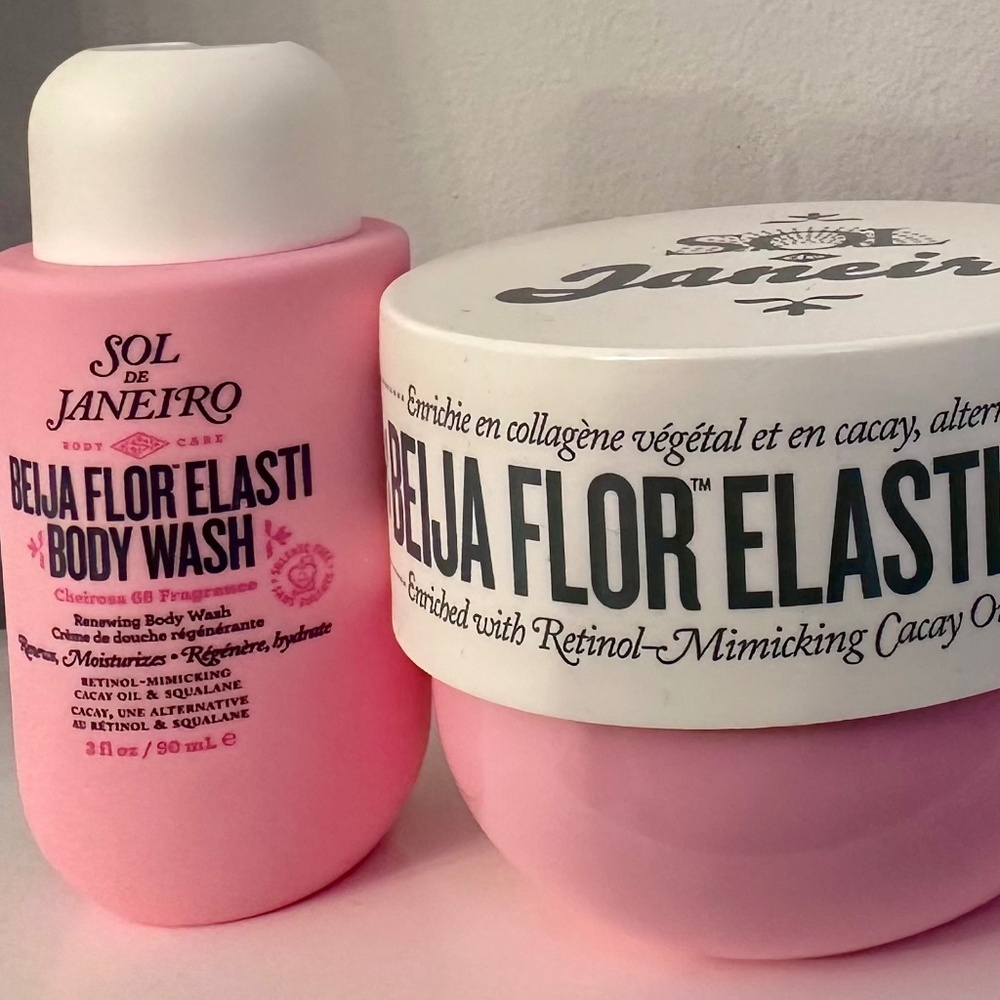 Sol de Janeiro Beija Flor Bundle NWT Elasti Cream 240ml + Body Wash 90ml